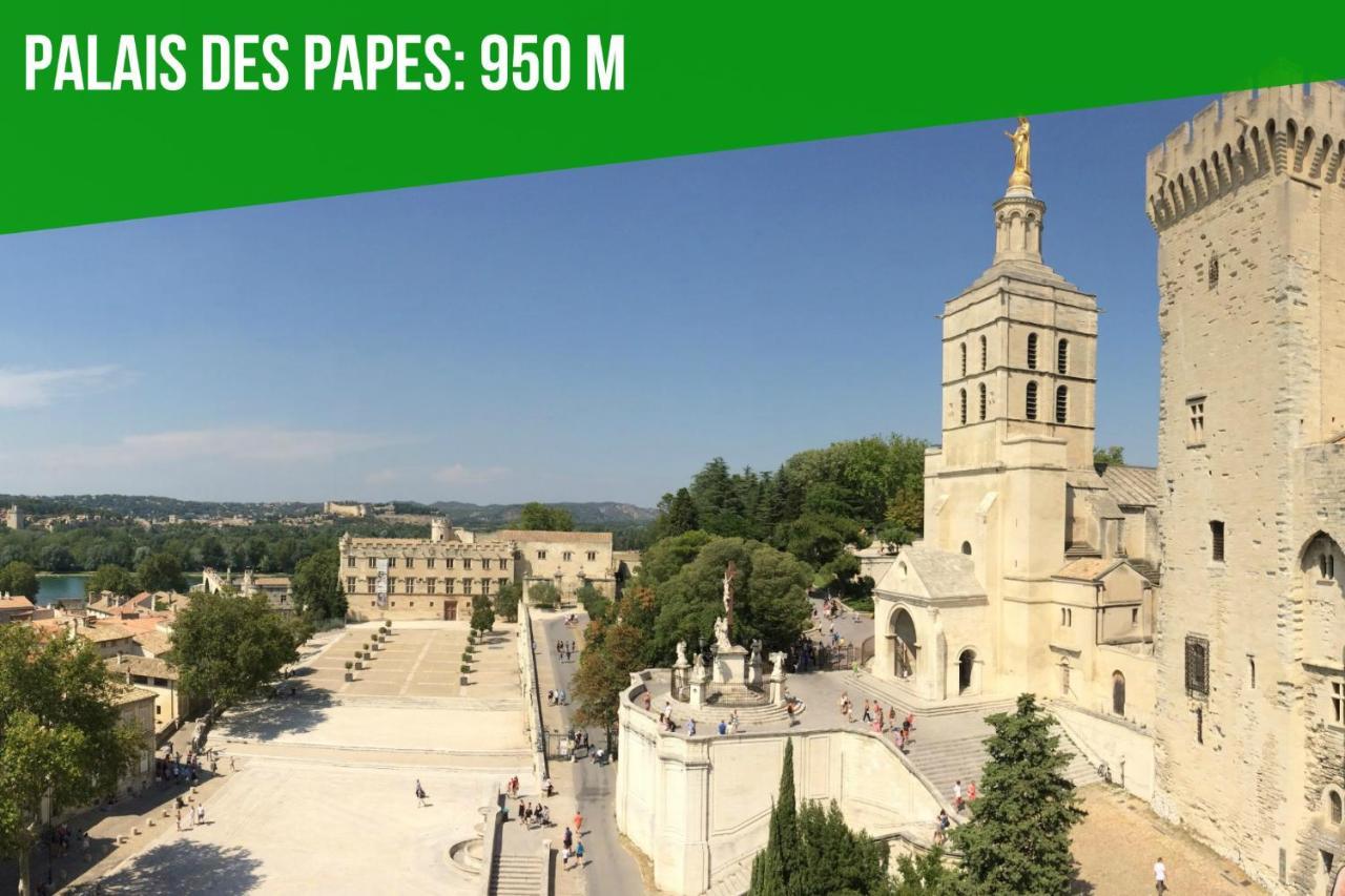 Au Coeur Des Platanes - Parking Gratuit Sous-Terrain - Clim - Balcon Apartman Avignon Kültér fotó